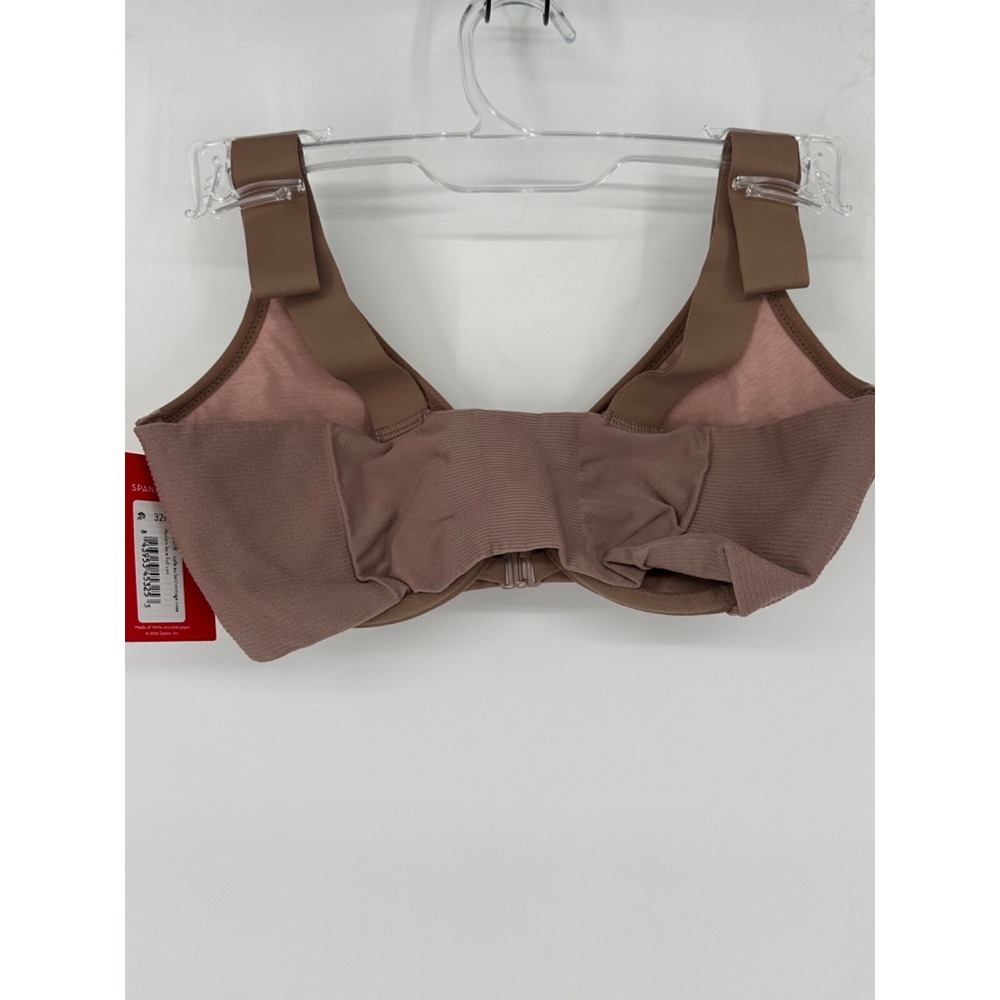 NEW Spanx BRA-LLELUJAH Illusion Lace Full Coverage Bra Café Vintage Rose Sz 38C - Picture 2 of 3